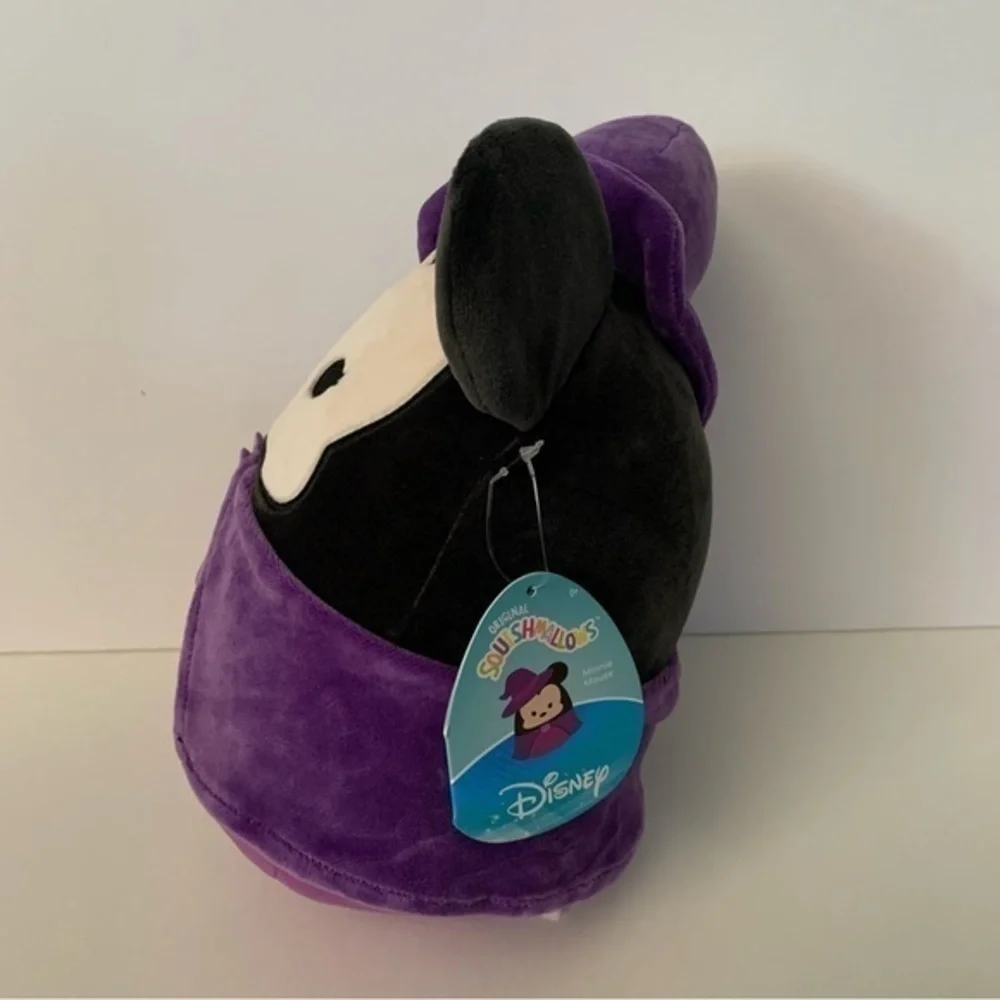 NWT. SQUISHMALLOWS Minnie Mouse Halloween Witch Plush